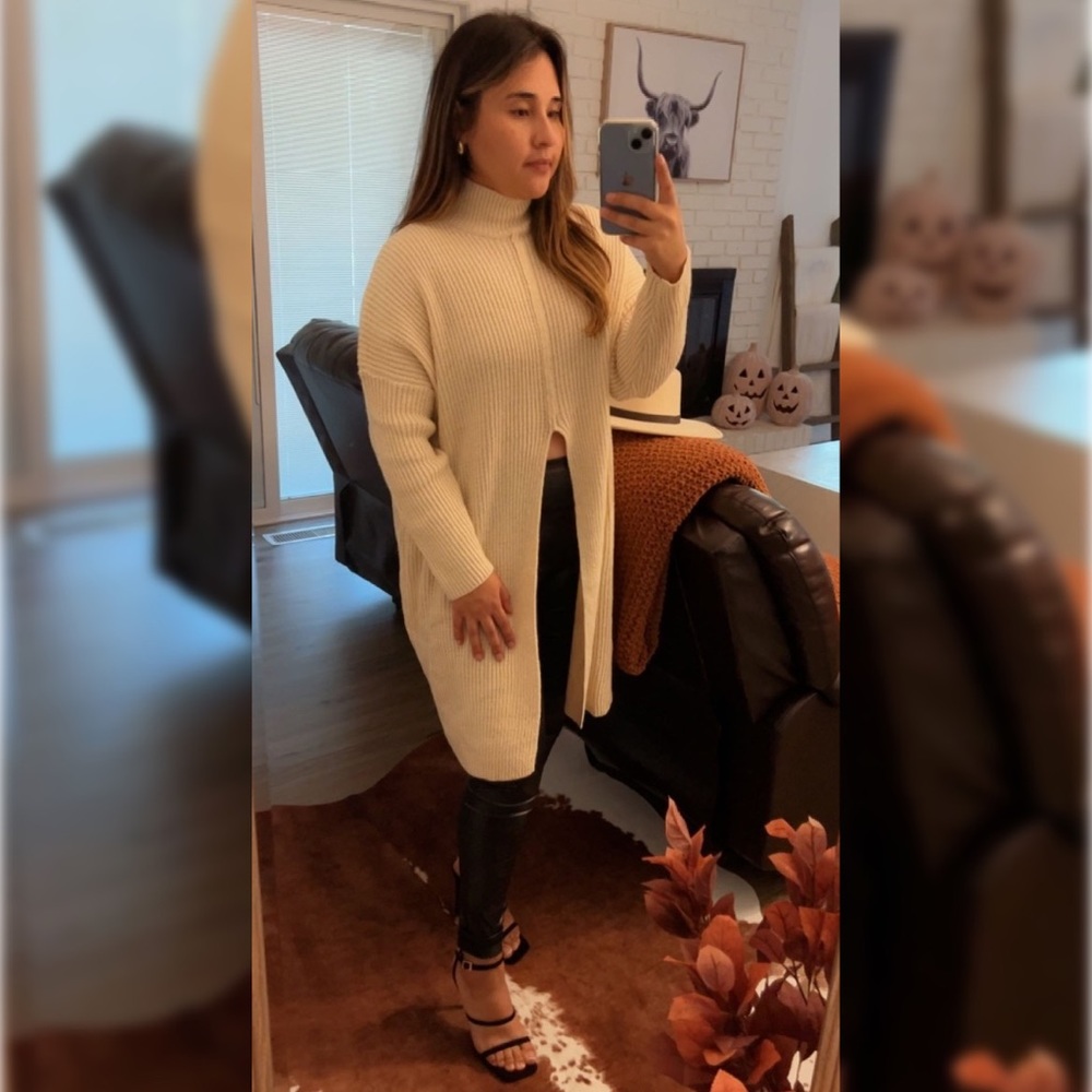 High Neck Sweater Pullover